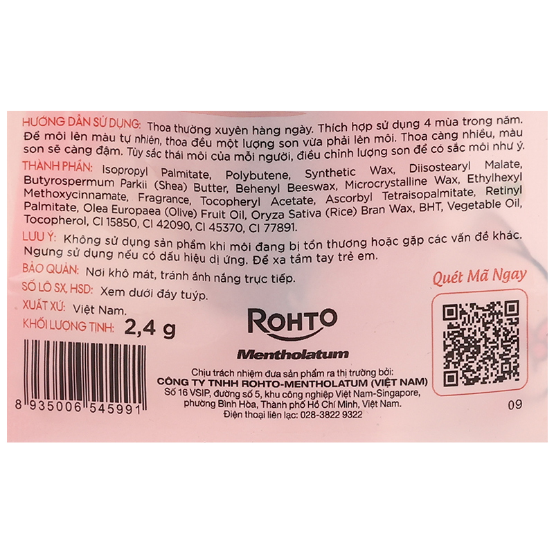 Son dưỡng môi Lipice Sheer Color Peach Tea dưỡng môi và hiệu chỉnh sắc môi thỏi 2,4g - 9